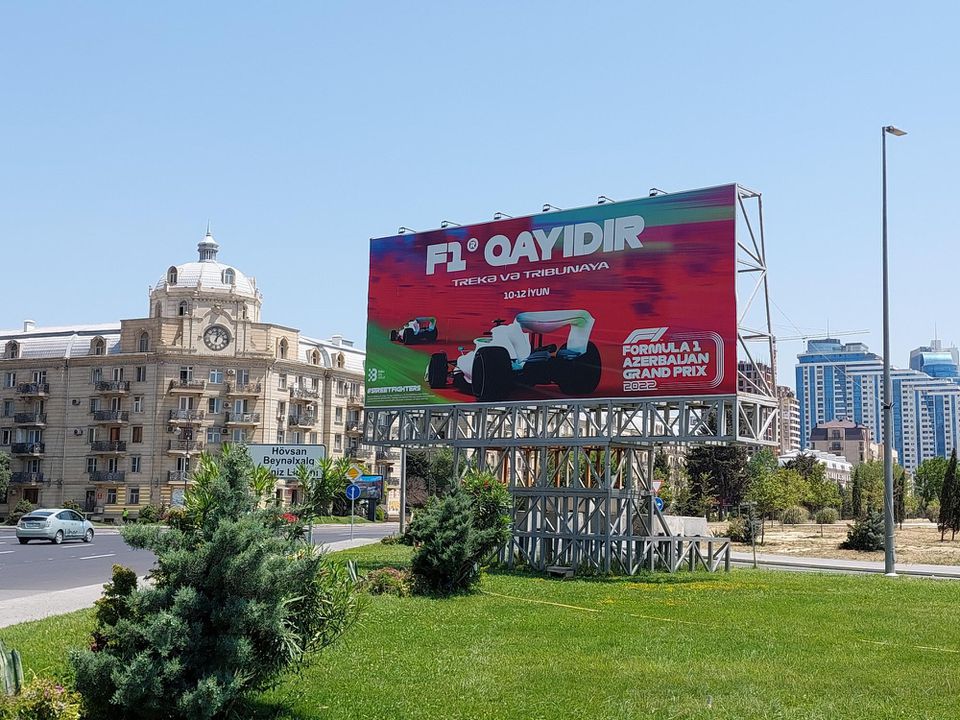 Baku sa pripravuje na Veľkú cenu Azerbajdžanu v F1