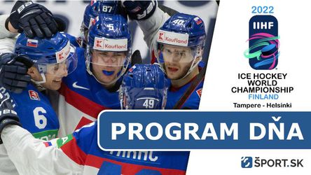 MS v hokeji 2022: Program dňa - štvrtok 26. máj - dnes hrá Slovensko
