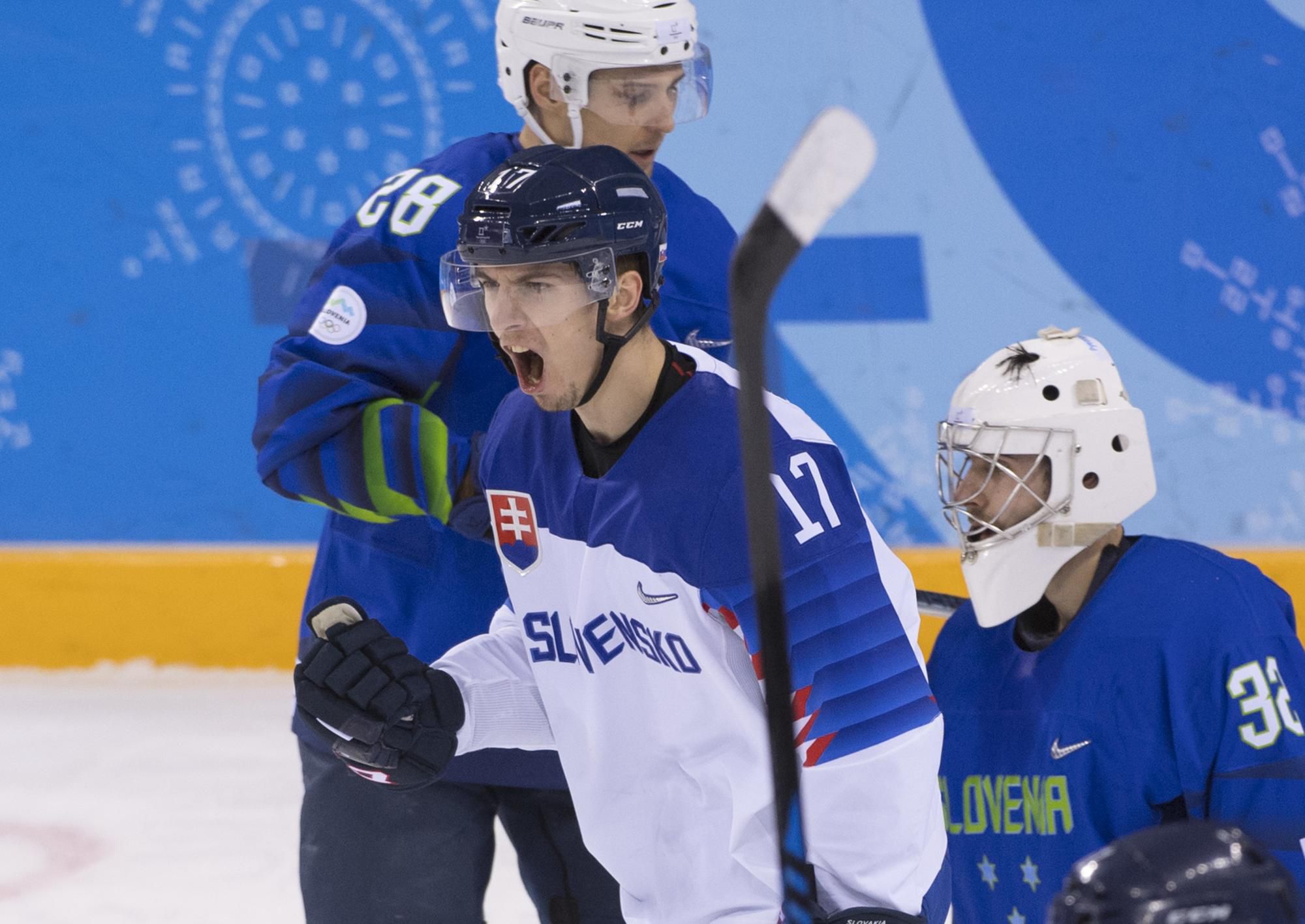 Miloš Bubela oslavuje premiérový olympijský gól