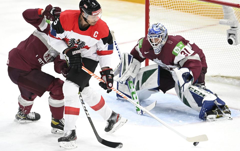 MS v hokeji 2022: Lotyšsko – Rakúsko