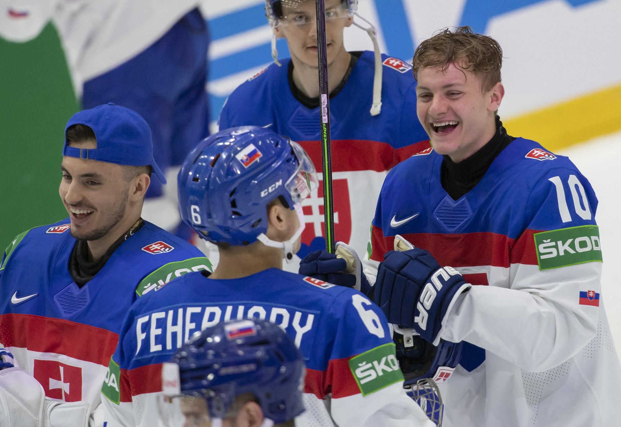 MS v hokeji 2022: Taliansko - Slovensko (Matej Tomek, Martin Fehérváry, Adam Sýkora)