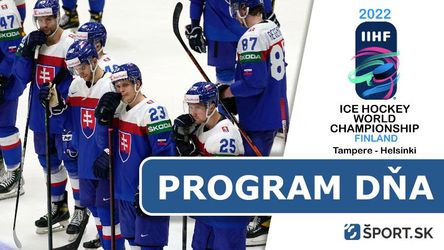 MS v hokeji 2022: Program dňa - piatok 20. máj - dnes hrá Slovensko