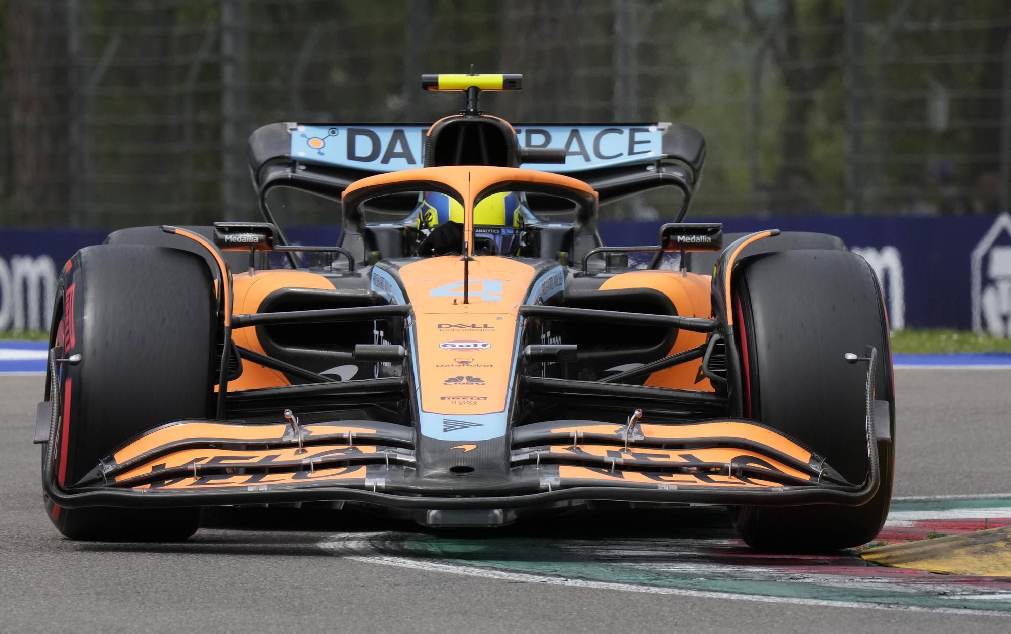 Lando Norris na monoposte britského tímu McLaren