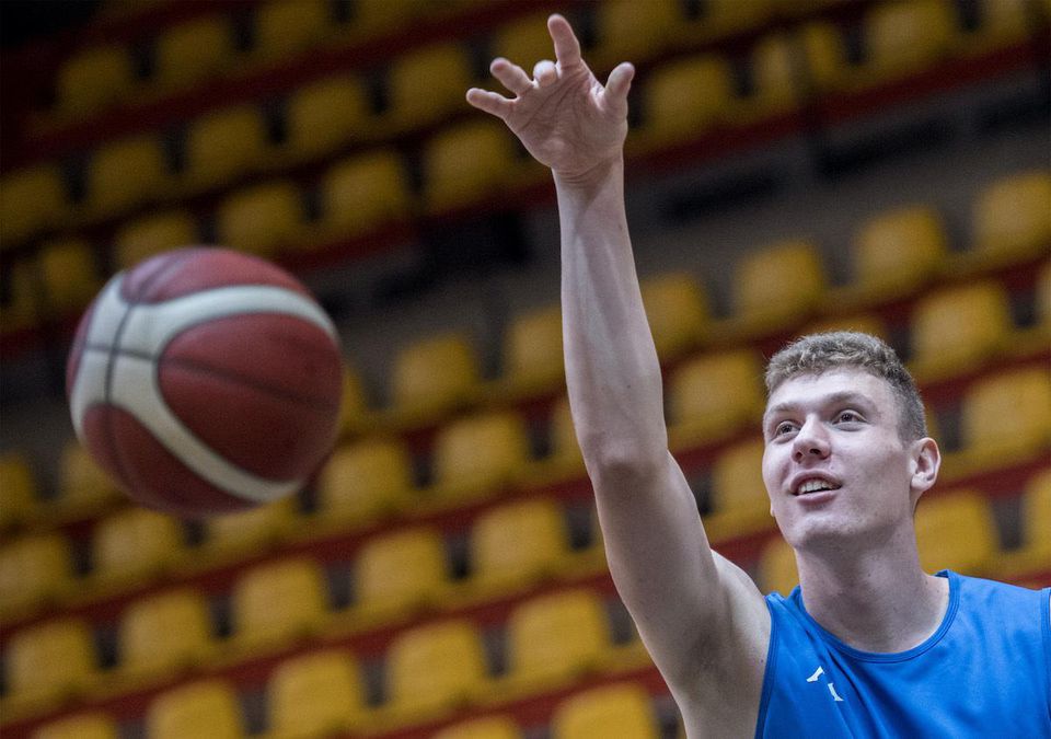 Slovenský basketbalový reprezentant  Tomáš Pavelka.