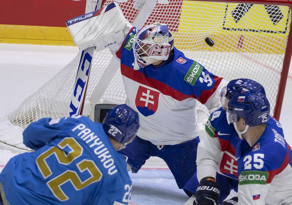 MS v hokeji 2022: Kazachstan - Slovensko (Kirill Paňukov, Adam Húska)