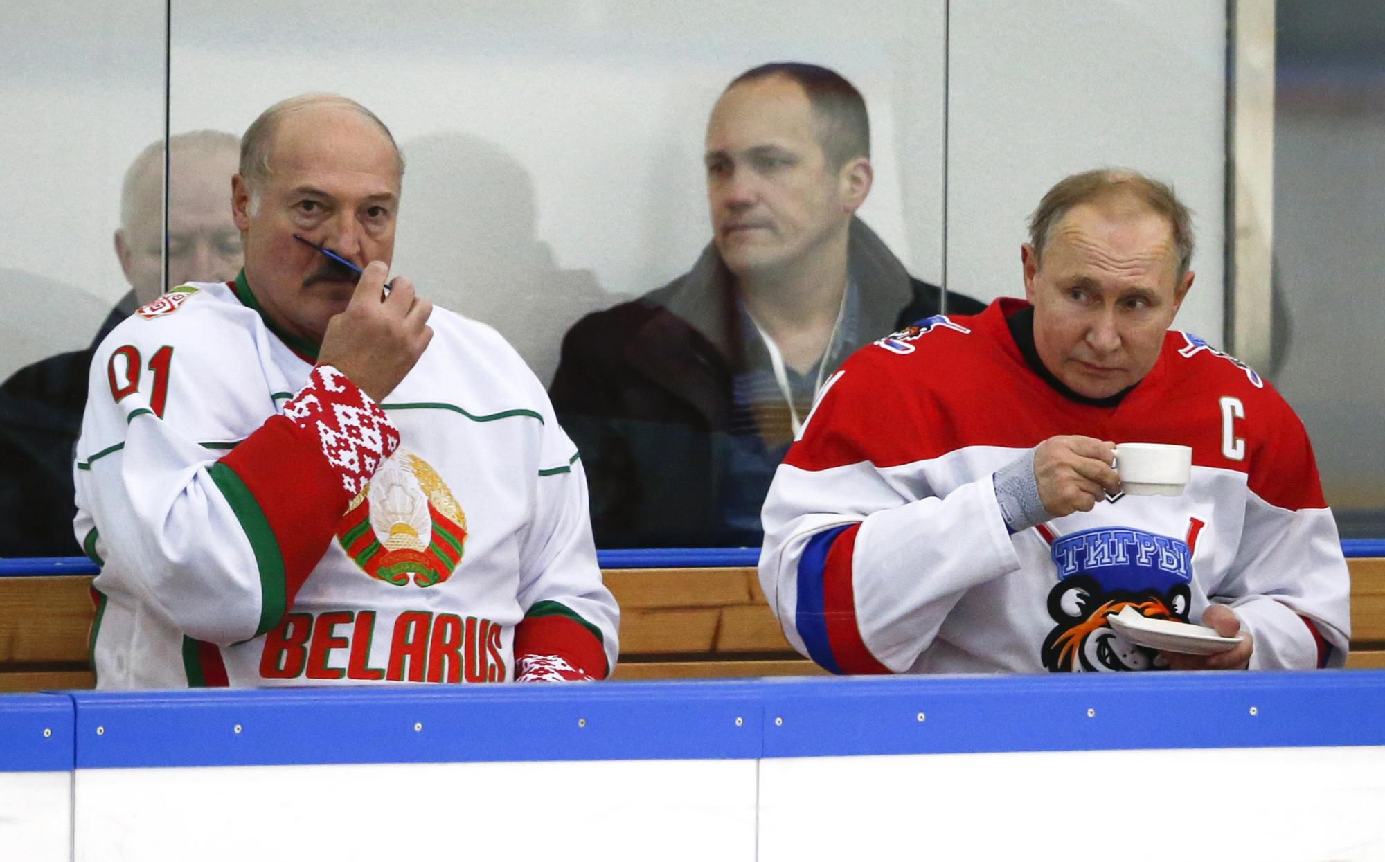 Alexander Lukašenko a Vladimir Putin