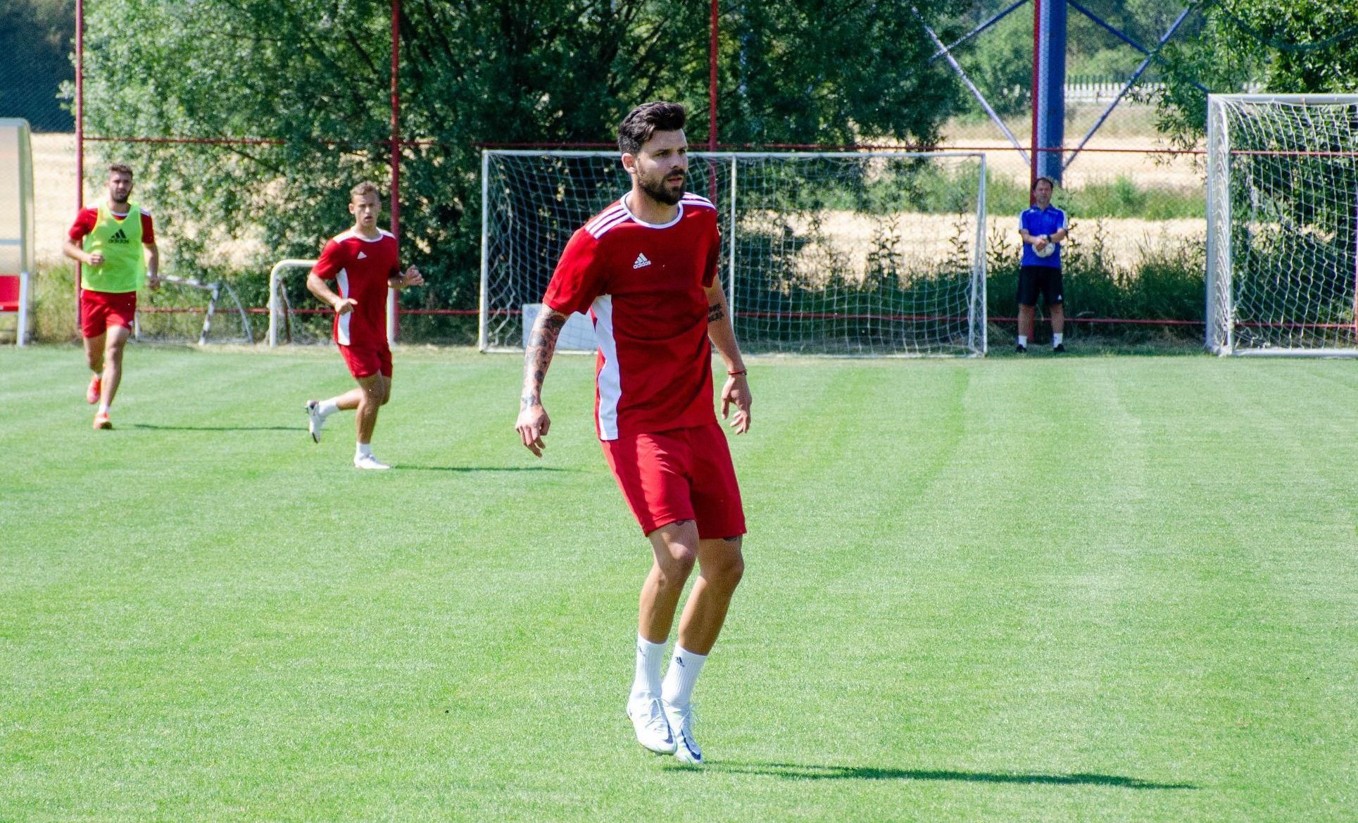 Michal Ďuriš na tréningu MFK Dukla Banská Bystrica