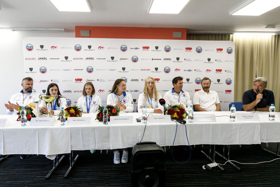 Mladé slovenské tenistky získali zlato na ME