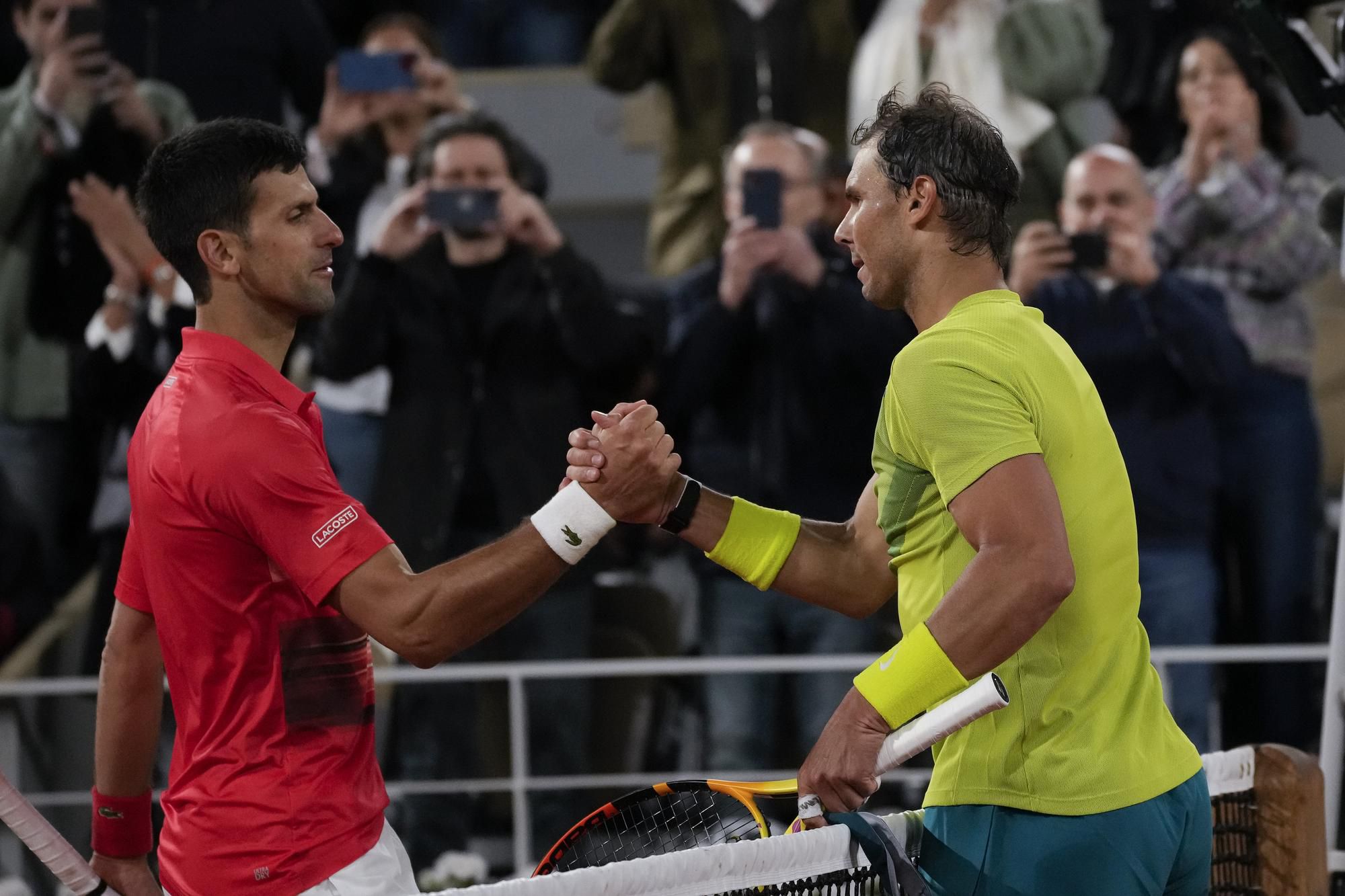 Novak Djokovič a Rafael Nadal.