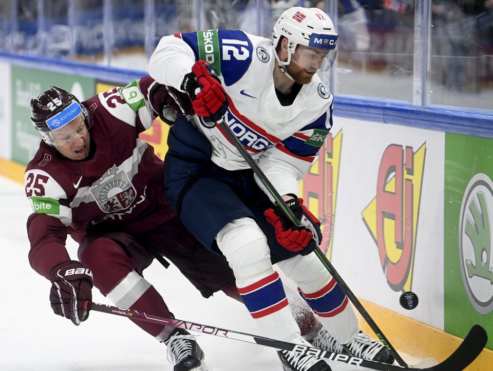 MS v hokeji 2022: Lotyšsko – Nórsko