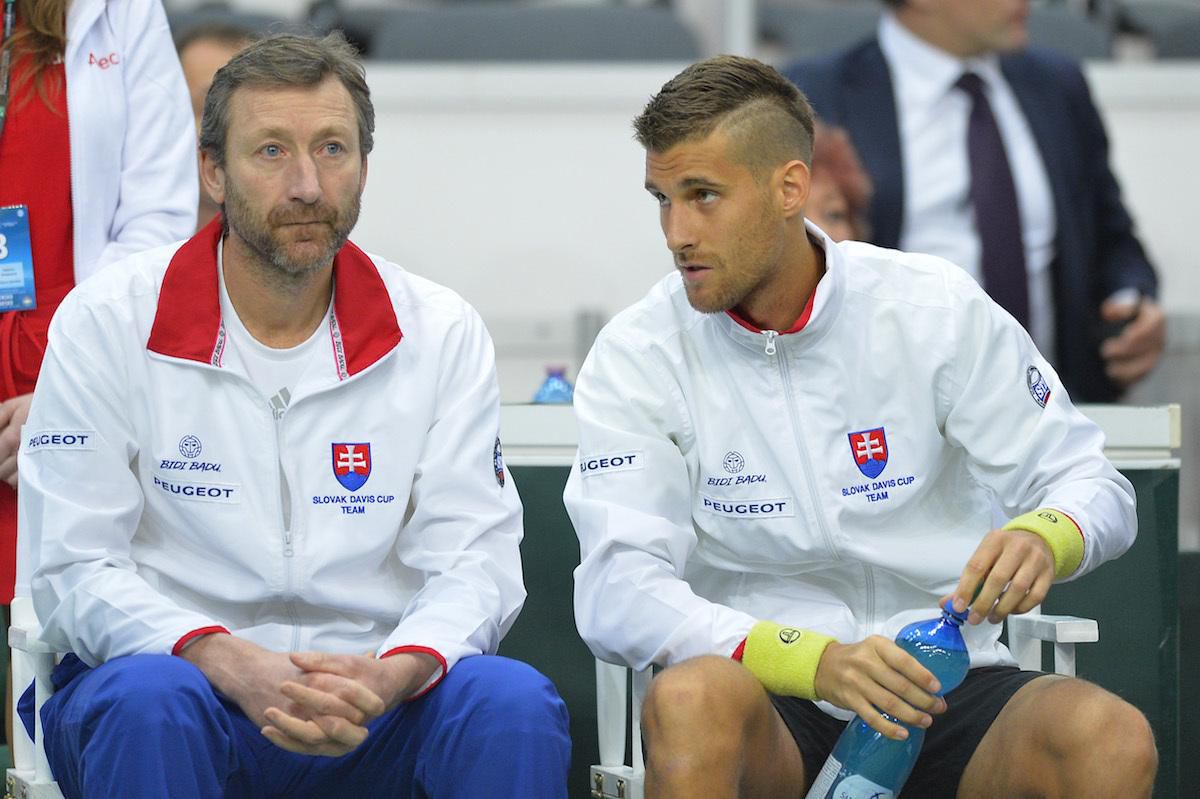 Miloslav Mecir Martin Klizan davis cup feb2017