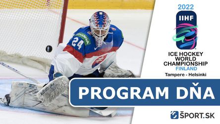 MS v hokeji 2022: Program dňa - sobota 14. máj - dnes hrá Slovensko