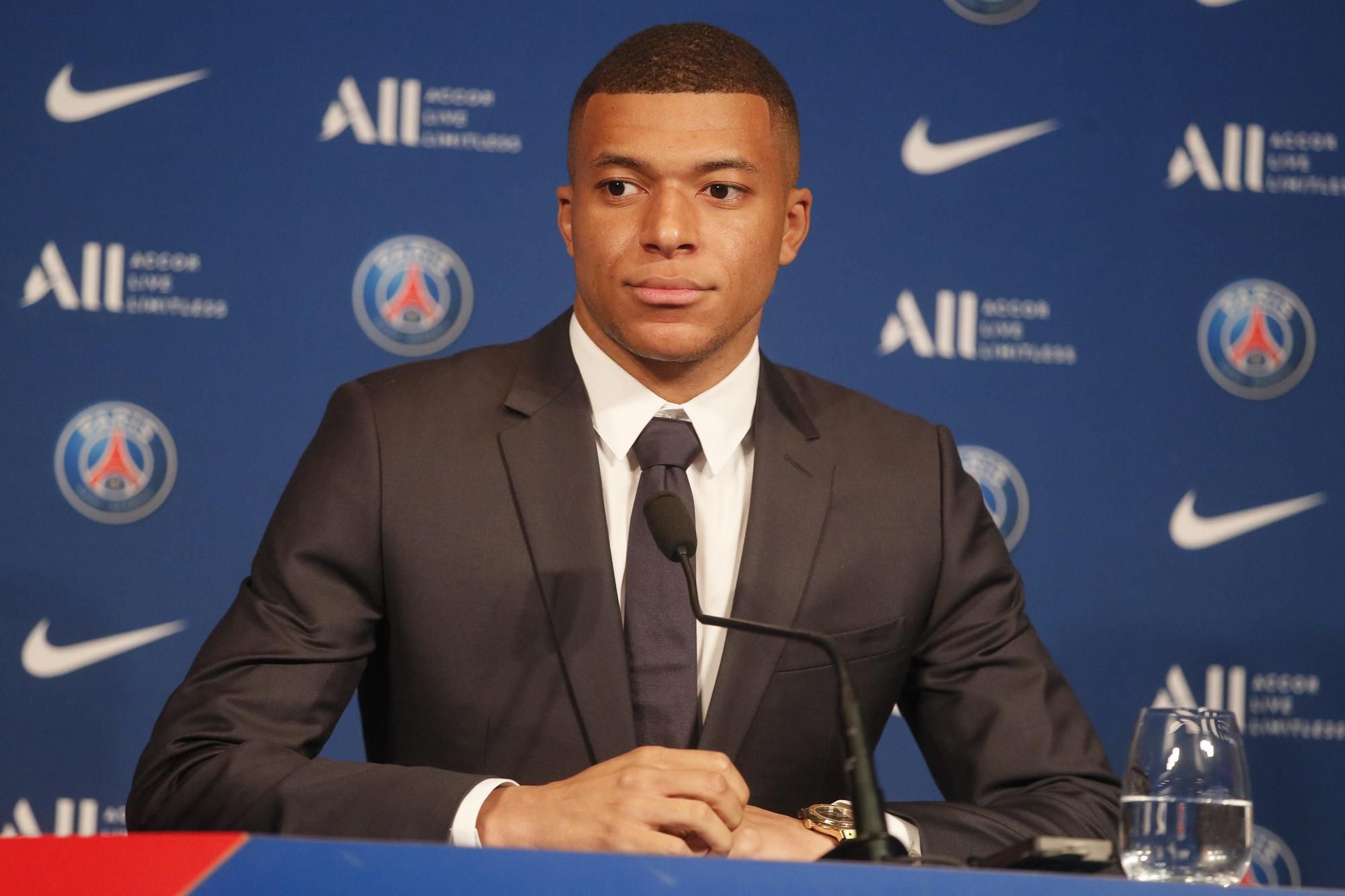 Útočník francúzskeho klubu PSG Kylian Mbappé