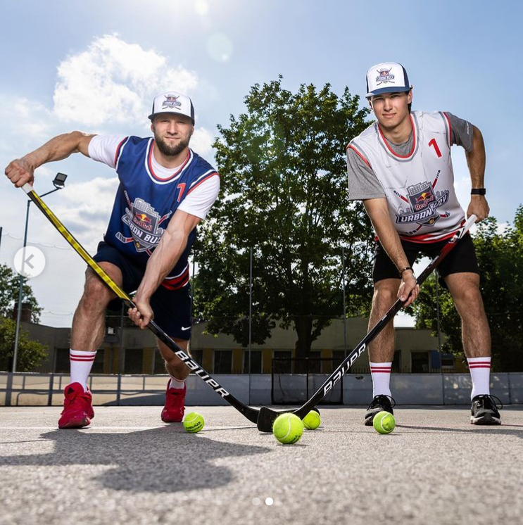 Boris Oravec a Martin Chromiak počas Red Bull Urban Bully.