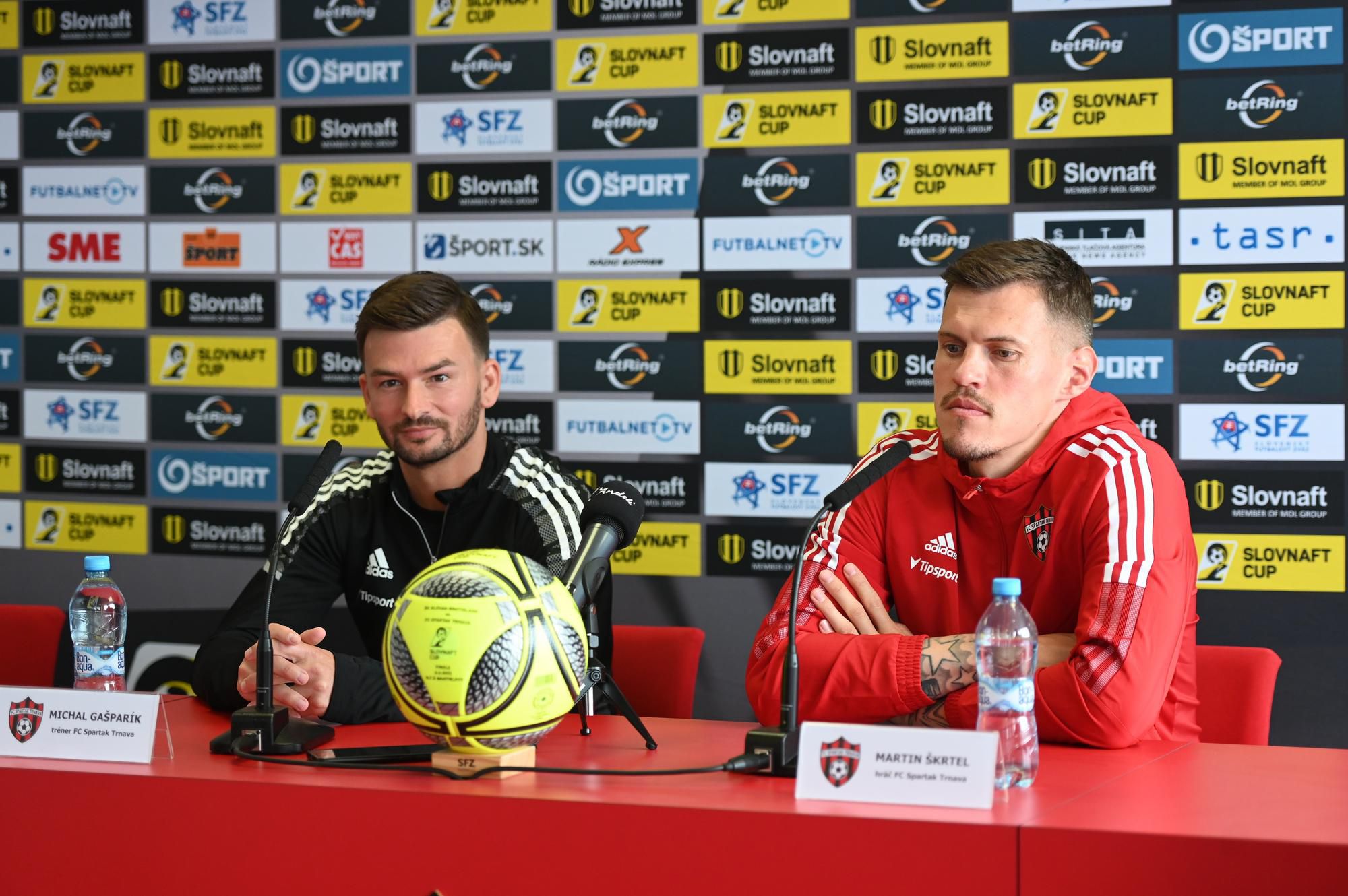 Michal Gašparík a Martin Škrtel, FC Spartak Trnava