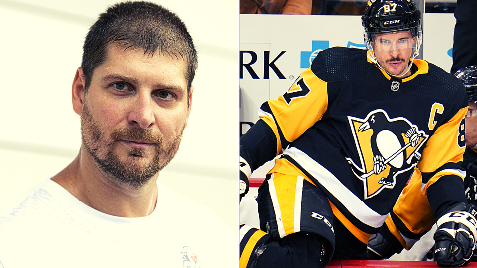 Michal Sersen a Sidney Crosby.