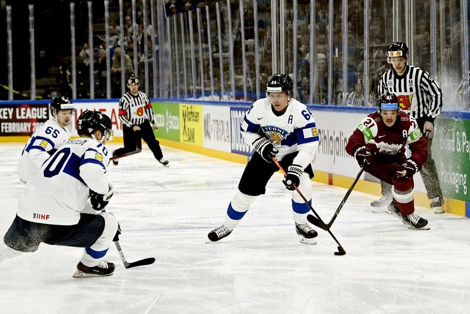 MS v hokeji 2022: Lotyšsko – Fínsko.