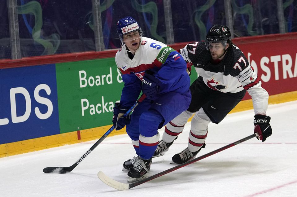 MS v hokeji 2022: Slovensko - Kanada (Šimon Nemec, Josh Anderson)
