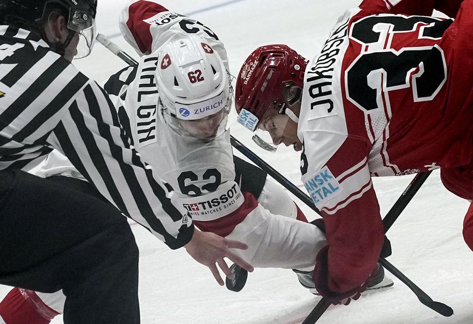 MS v hokeji 2022: Dánsko – Švajčiarsko.