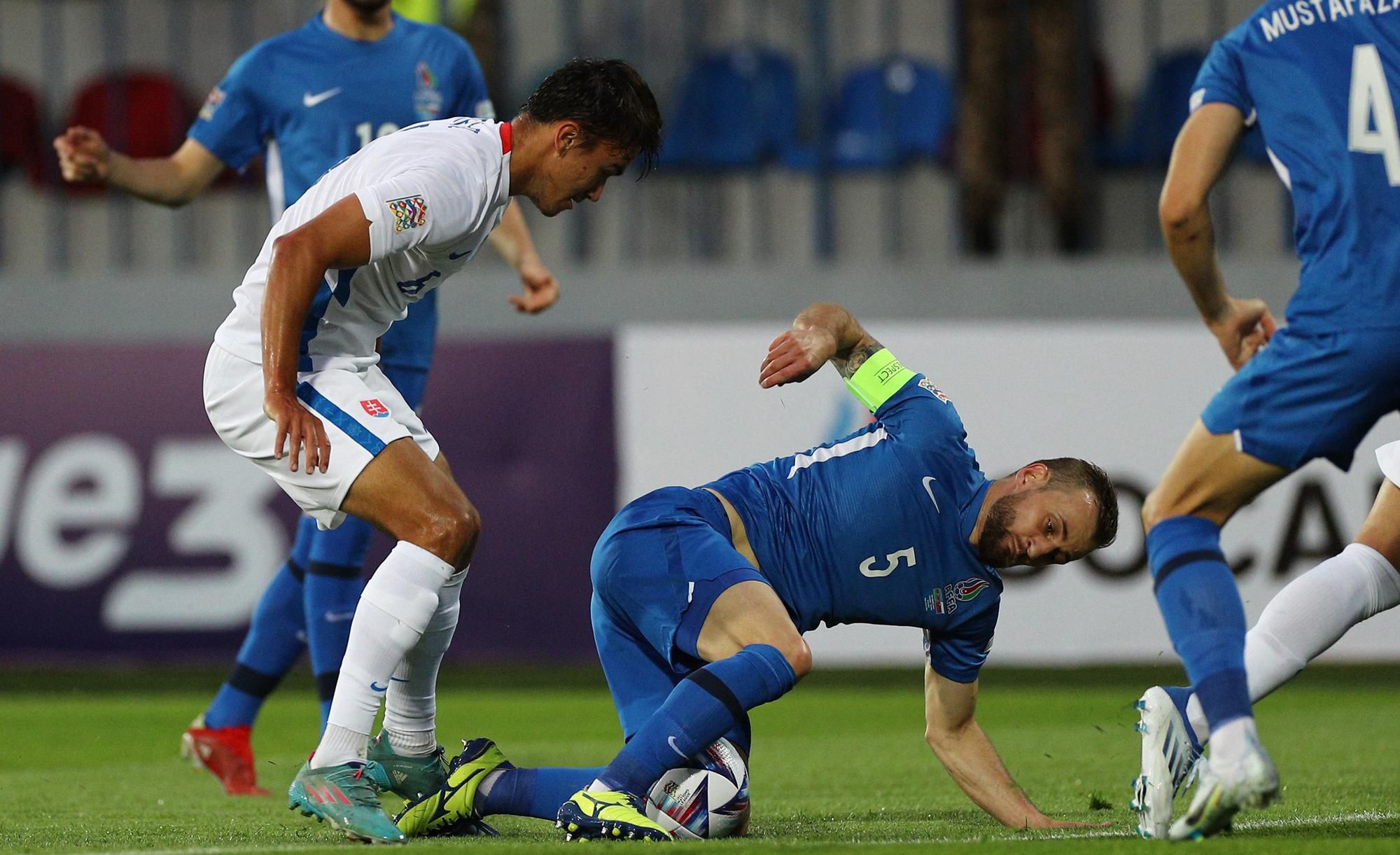 David Strelec bol aj s reprezentáciou Slovenska v Azerbajdžane a Kazachstane