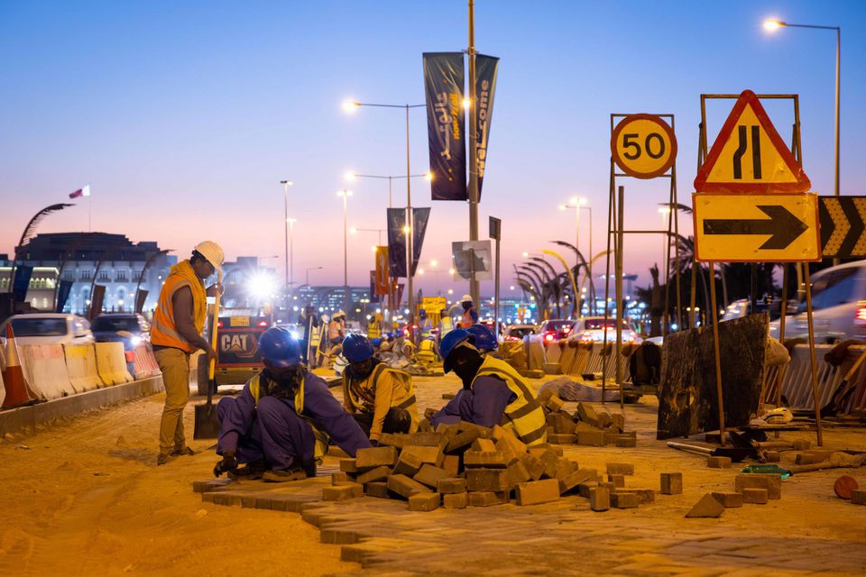 Robotníci v Katare