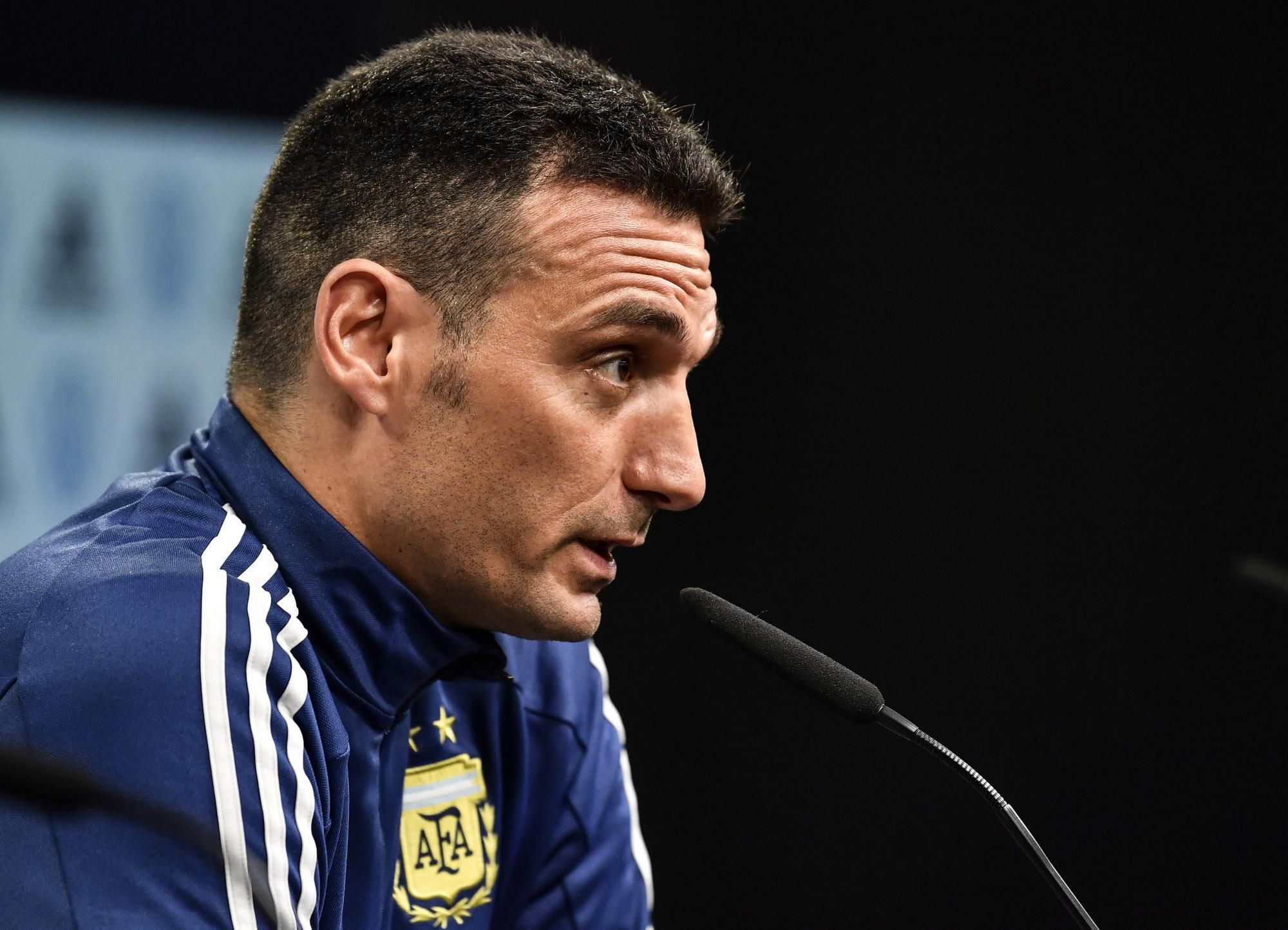 Argentínsky reprezentačný futbalový tréner Lionel Scaloni