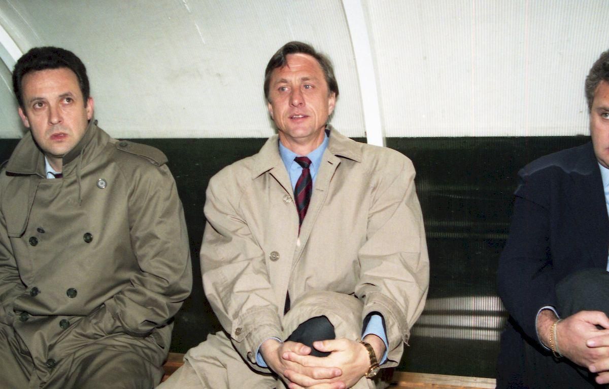 Johan Cruyff v roku 1995 už ako tréner FC Barcelona