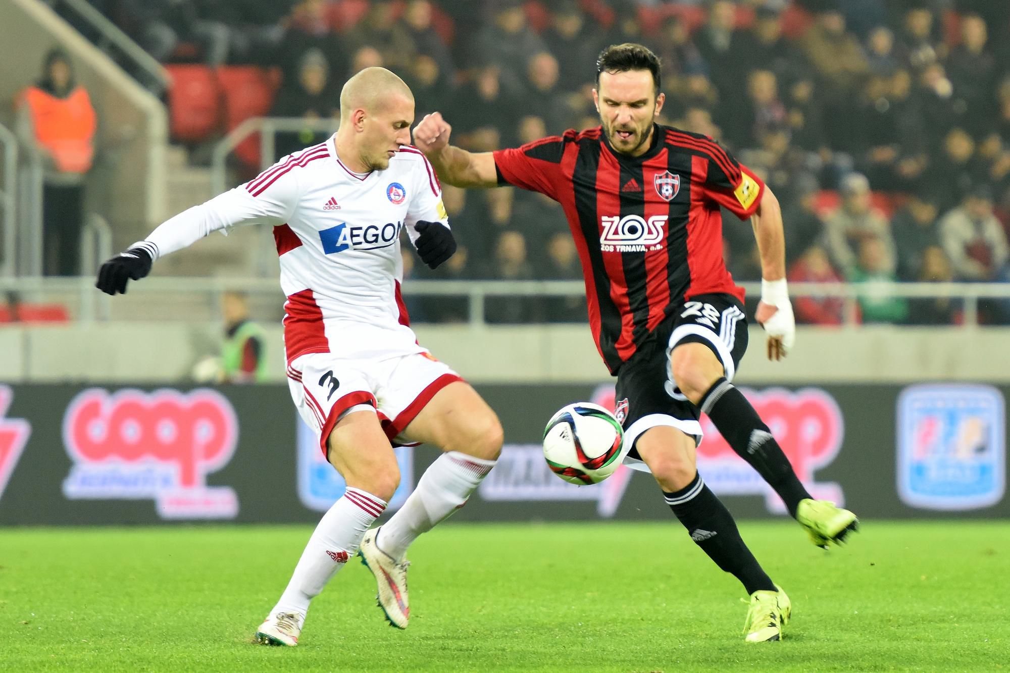 Milan Rundič si proti Spartaku Trnava zajtral aj v drese AS Trenčín