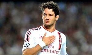 Alexandre Pato v drese AC Milána.