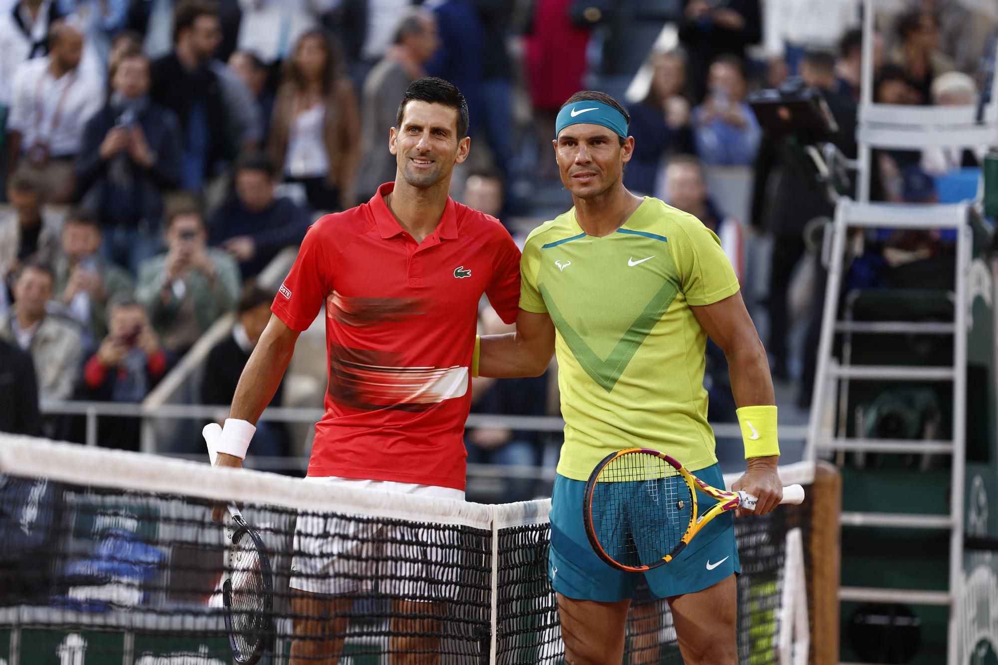 Novak Djokovič a Rafael Nadal.