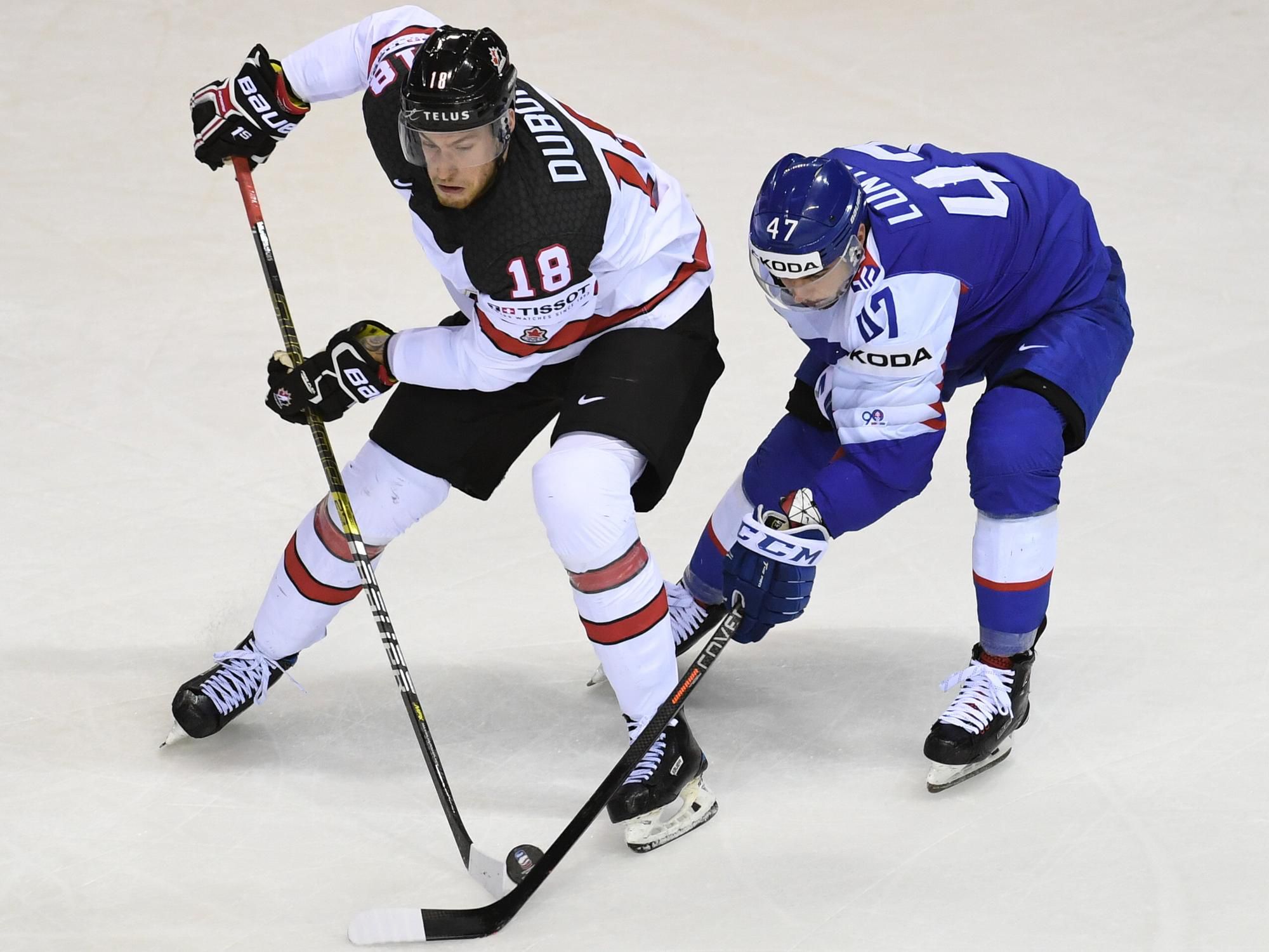 Mário Lunter (Slovensko) a Pierre-Luc Dubois (Kanada)