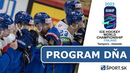 MS v hokeji 2022: Program dňa - streda 18. máj - dnes hrá Slovensko