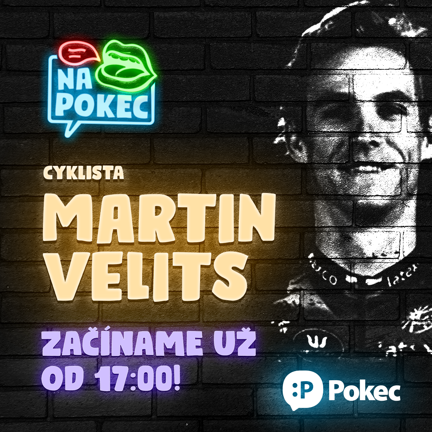 Martin Velits príde na Pokec vo štvrtok 4. augusta o 17:00.
