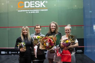 Squash-MSR: Majstrovský titul v Bory Mall pre Kláru Köhlerovú