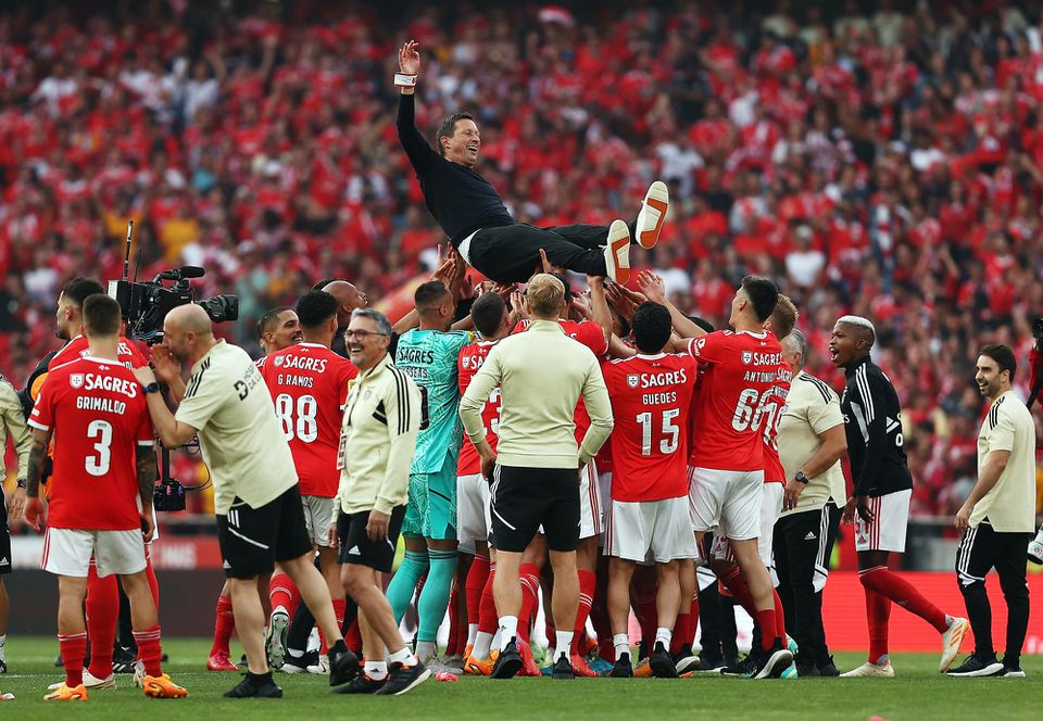 Benfica Lisabon oslavuje po štyroch rokoch portugalský titul