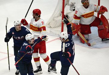 ZOH 2022: Výber USA deklasoval outsidera turnaja, Čína nedala ani gól
