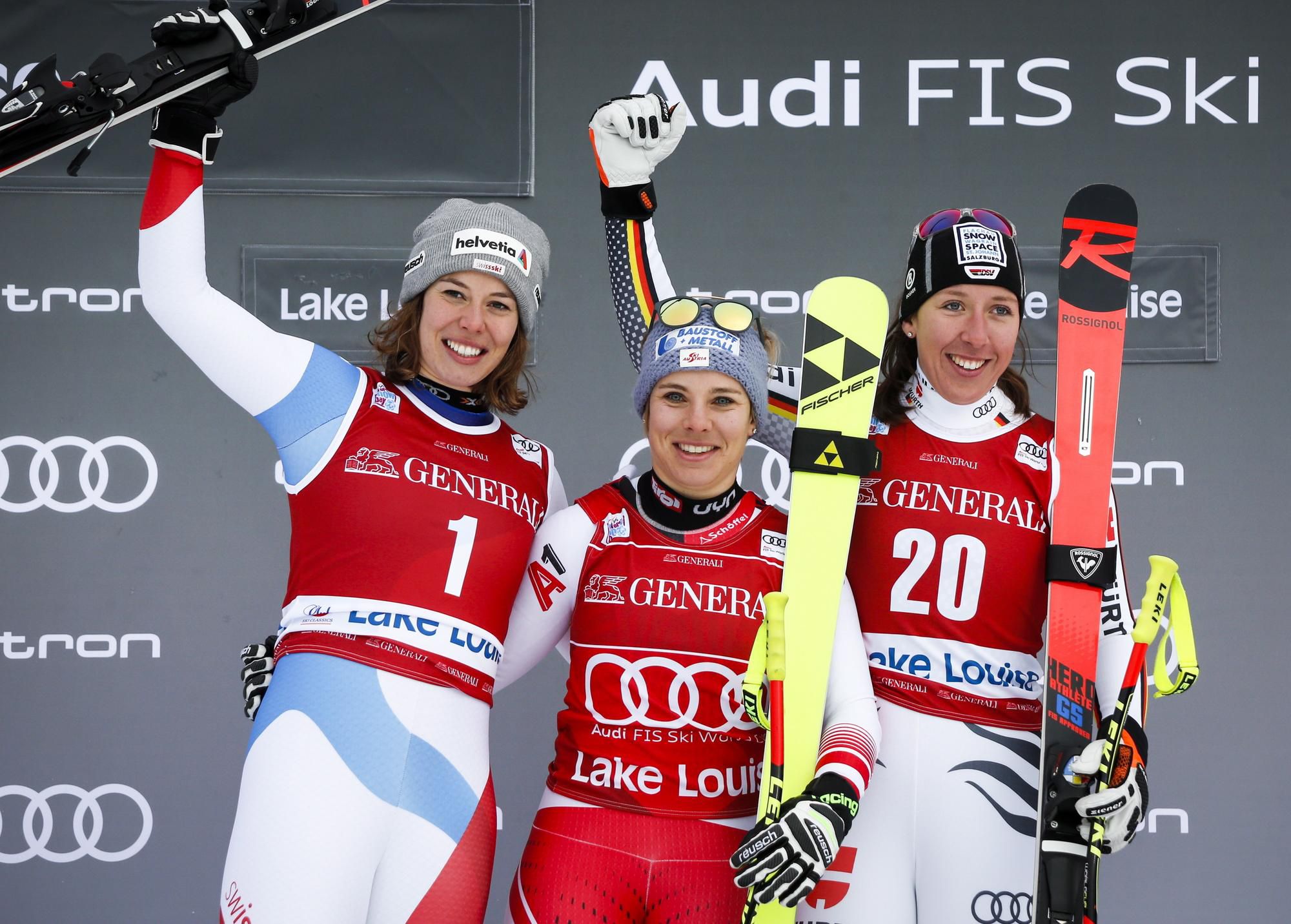 Michelle Gisinová, Nicole Schmidhoferová, Kira Weidleová