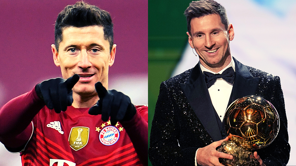 Lionel Messi a Robert Lewandowski.
