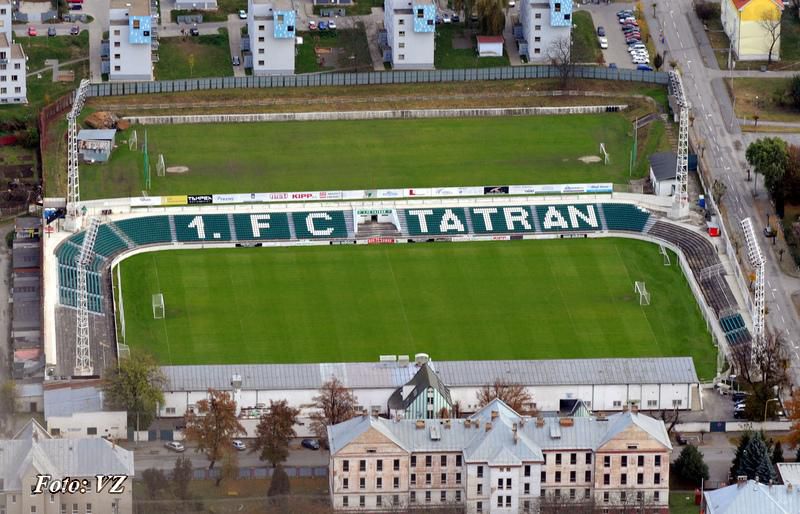 Starý štadión v Prešove.