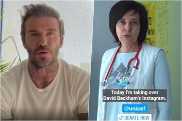 Kontrolu nad Beckhamovým instagramom prevzala ukrajinská lekárka. Chcú ukázať hrôzy vojny