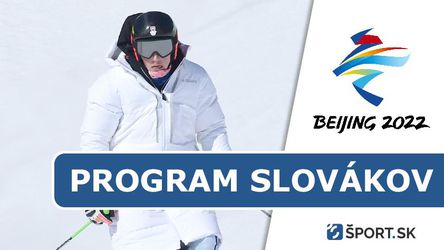 ZOH 2022: Program Slovákov - ide Petra Vlhová - zimná olympiáda - pondelok (7. február)