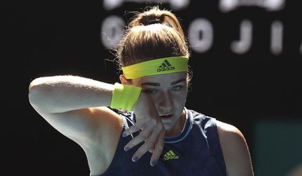 Česká tenistka Karolína Muchová prišla o účasť na Australian Open