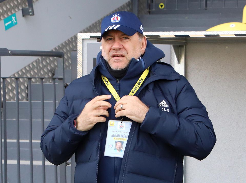 tréner Slovana Vladimír Weiss