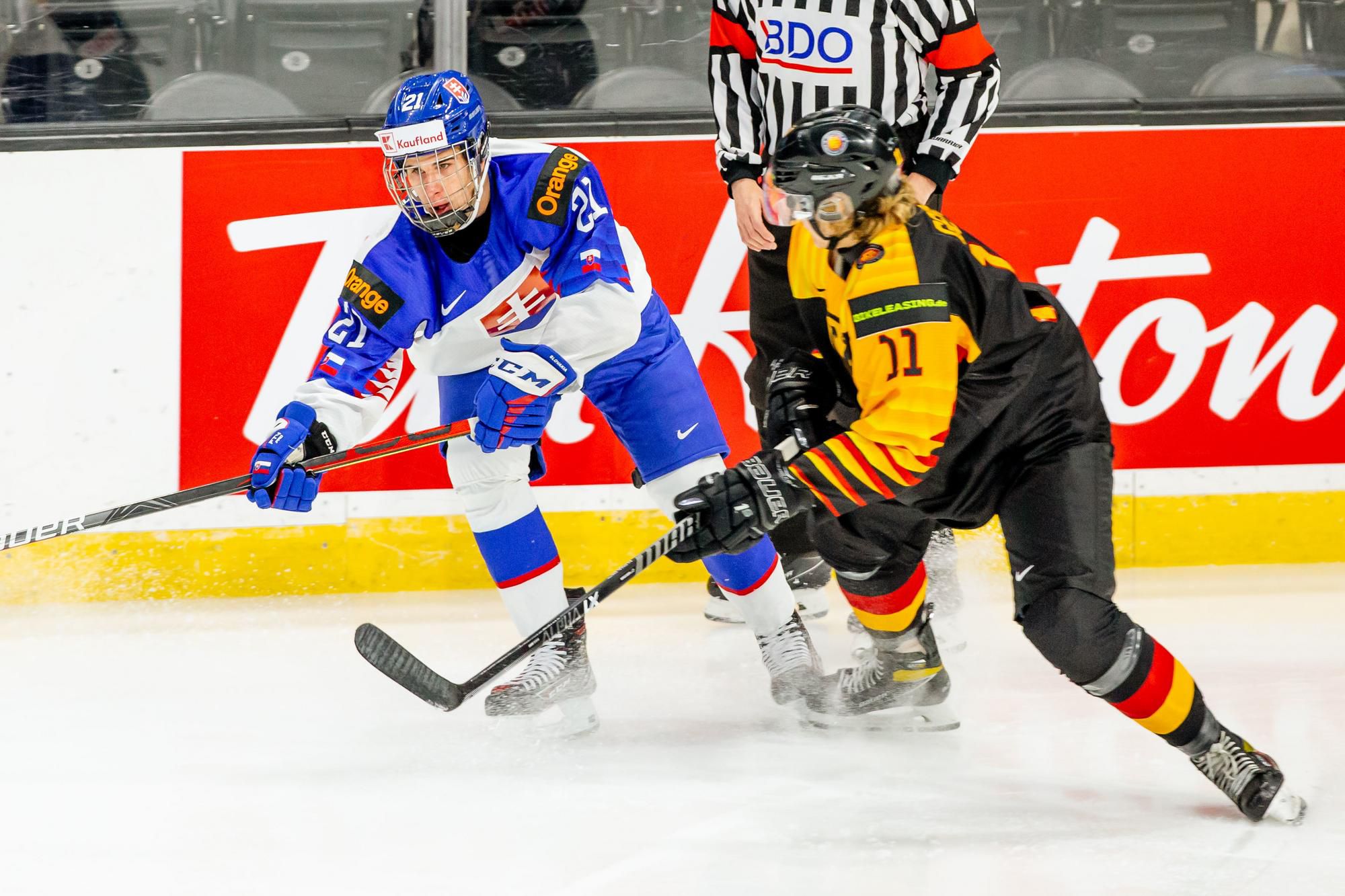 MS v hokeji U20 - príprava: Nemecko - Slovensko