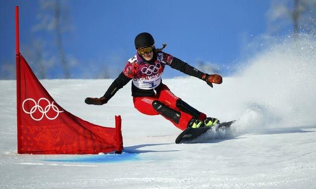 Patrizia kummerova snoubording paralelny obrovsky slalom zlato soci2014 reuters