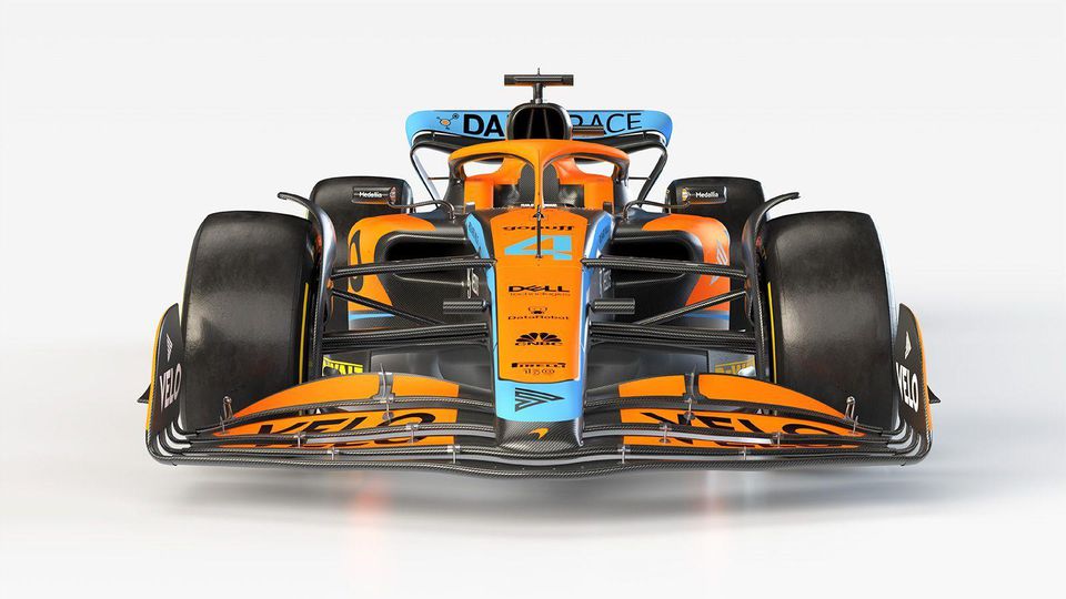 Nová formula tímu McLaren na sezónu 2022.