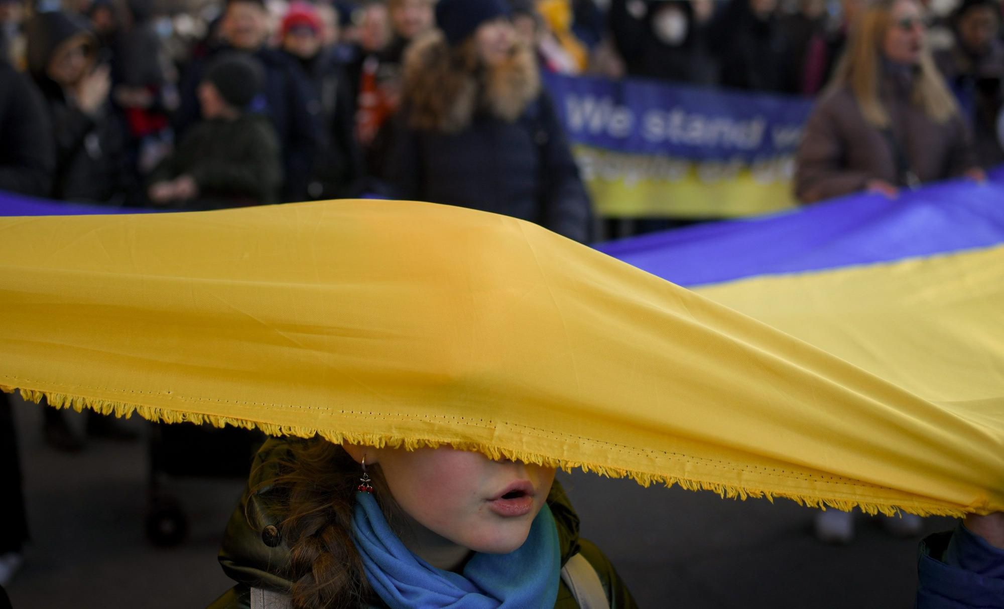 Protest proti vojne na Ukrajine
