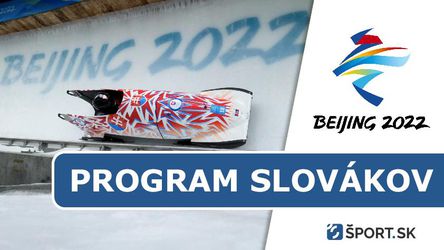ZOH 2022: Program Slovákov - zimná olympiáda - pondelok (14. február)