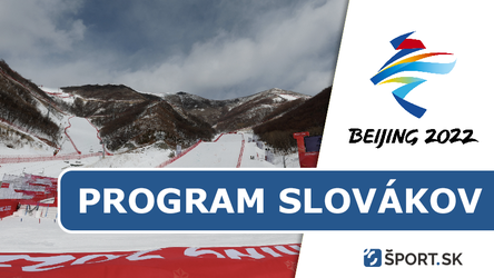 ZOH 2022: Program Slovákov - zimná olympiáda - nedeľa (20. február)