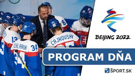 ZOH 2022 - hokej: Program dňa - nedeľa 13. február - hrá Slovensko